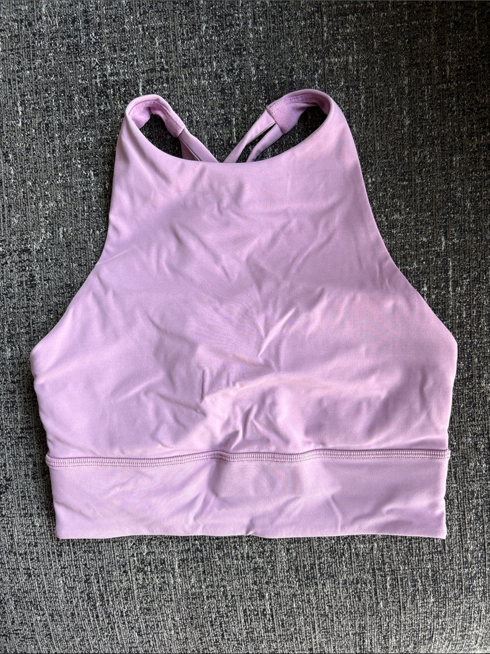 Lululemon Energy Bra High-Neck Longline Tough in Jubilee Size 4